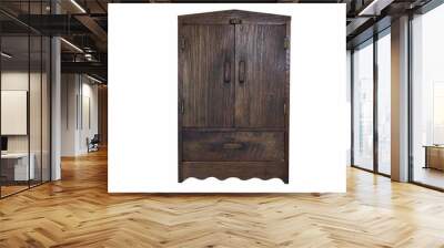 wood cabinet Wall mural