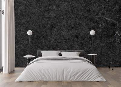 Dark Worn Newsprint Paper Grunge Texture Background Wall mural