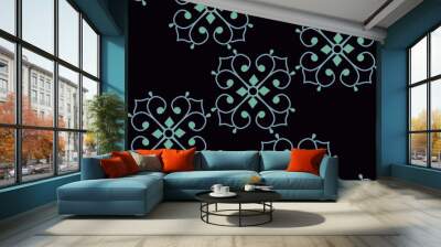 Asian Inspired Seamless Pattern Tile
 Wall mural