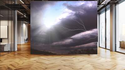 Stormy Clouds Wall mural