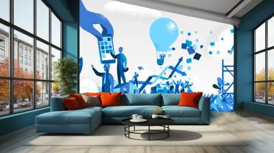 Contemporary Society and Lifestyle Wall mural