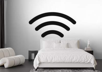 Wifi icon vector . Wireless sign Wall mural