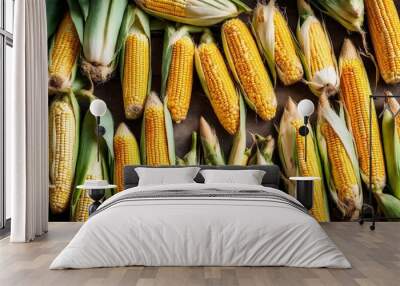 corn on the cob  and generated AI Wall mural