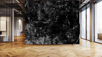 Urban texture vector distress grainy grungy effect background. Dark grungy black textured of the black marble background. Isolated Black on White Background. Dirty black and white grunge.	
 Wall mural