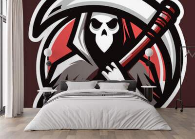 Free High Quality reaper esport logo template Wall mural