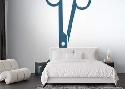 Medical scissors vector Wall mural