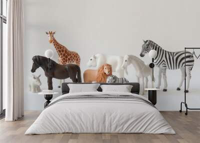 animal toy set
 Wall mural