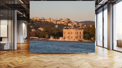 View of the historic Goksu Palace from the Bosphorus, Turkey  Wall mural