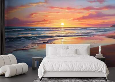 sky and sea Wall mural