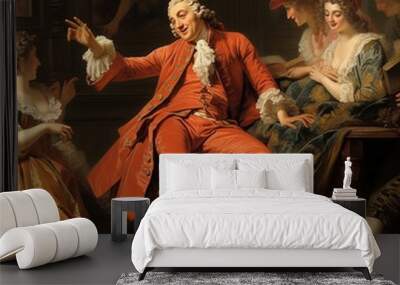 Enjoying the life of Casanova Wall mural