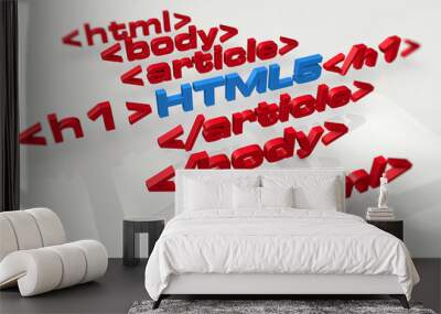 Innovation on the Internet - web design Wall mural