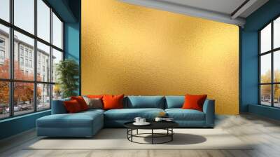 Gold  foil leaf texture background with glass effect, vector illustration for web use and digital art. Wall mural