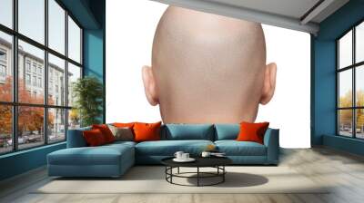 Bald man head Wall mural