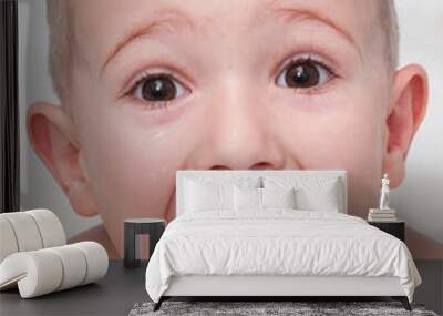 Little child tongue Wall mural