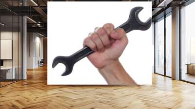 Spanner in hand Wall mural