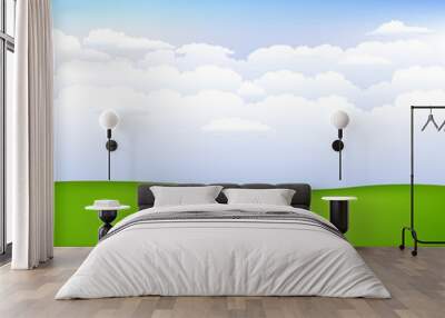 Background With Landscape Wall mural