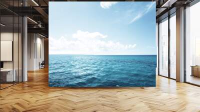 caribbean sea and perfect sky Wall mural