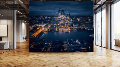 London city area skyline, UK Wall mural