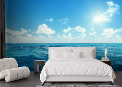 perfect sky and ocean Wall mural