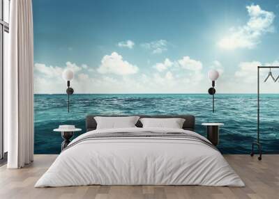 perfect sky and ocean Wall mural