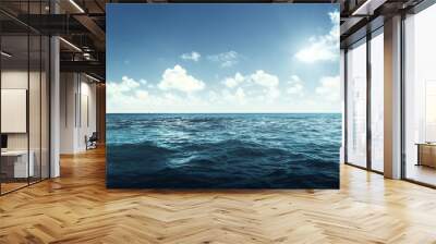 perfect sky and ocean Wall mural