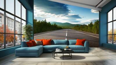 road in mountains Wall mural