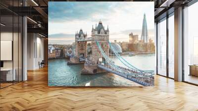 Tower Bridge in London, UK Wall mural