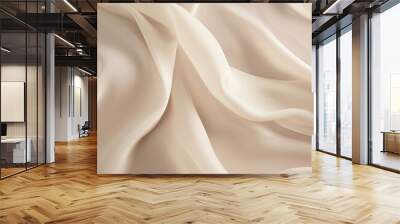 A light beige background with faint stripes for a sophisticated look.generative ai illustration Wall mural