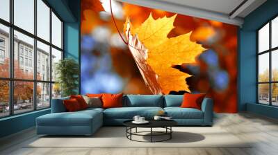 Maple leaf Wall mural