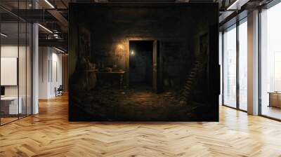 Old Haunted House - Basement Wall mural