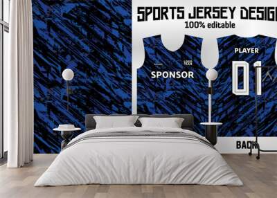 vector sport jersey background design Wall mural