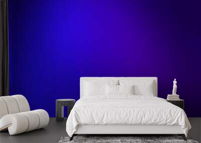 Gradient blue background with purple color. The background for your text. Wall mural