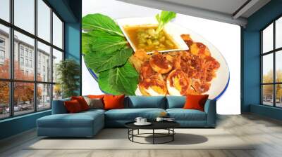 Indonesian Food Batagor From sunda food 4 Wall mural