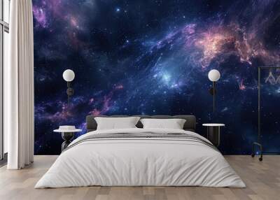 Beautiful cosmic background with vibrant colors Wall mural