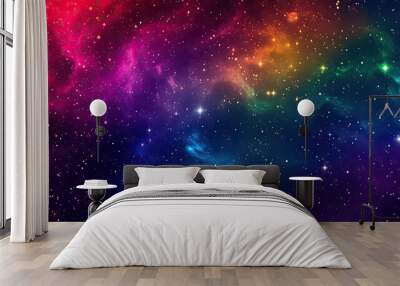 Mind blowing space themed background Wall mural