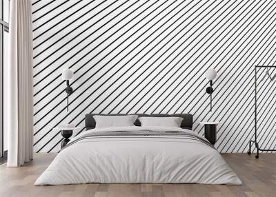 Black and white stripes line abstract background for backdrop or fabric style Wall mural