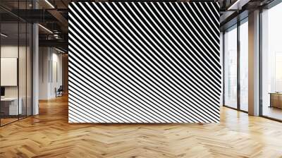 Black and white stripes line abstract background for backdrop or fabric style Wall mural