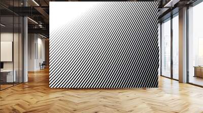 Black and white stripes line abstract background for backdrop or fabric style Wall mural