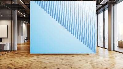 Blue gradient halftone abstract background for backdrop or presentation Wall mural