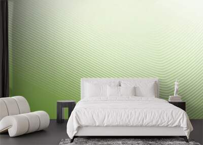 Green abstract background with curve stripes line for backdrop or presentation Wall mural