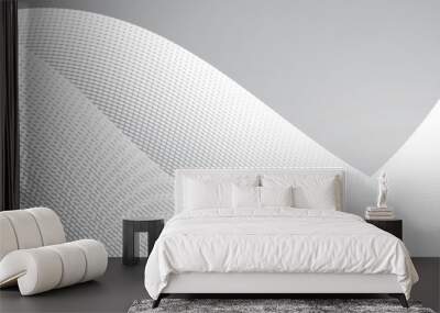 Grey halftone abstract background vector image Wall mural