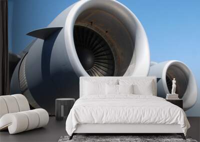 two giant jet engines Wall mural