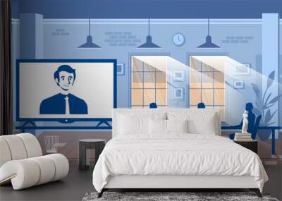 Video Conferencing Wall mural