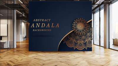 luxury mandala with abstract background. Decorative mandala design for cover, card, print, poster, banner, brochure, invitation. Wall mural