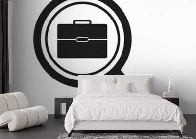 Search Job Icon. Flat style vector EPS. Wall mural