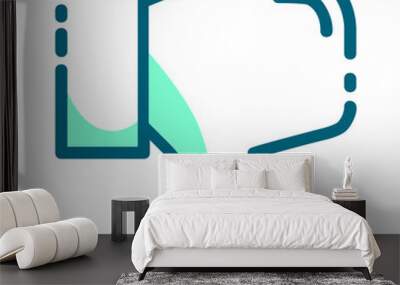 dislike hate media e commerce two tones icon logo
 Wall mural