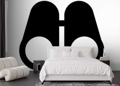 binocoulars icon symbol , discover icon sign Wall mural