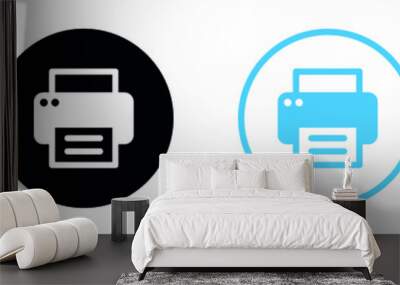 printer icon Wall mural