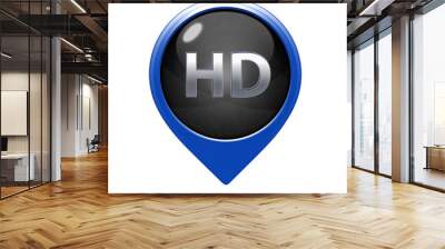 HD pointer icon on white background Wall mural