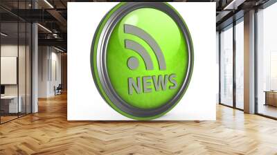 News circular icon on white background Wall mural